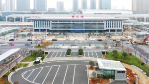 镇江站视频（镇江站改造后减少2个站台）
