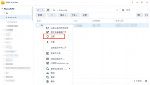 群晖的回收站如何恢复还原（群晖怎么清空回收站）